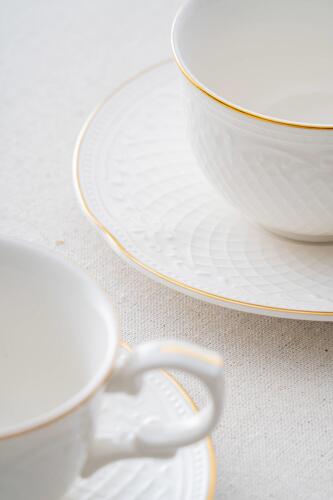 Hamilton 6 Kişilik Gold Çay Fincanı Takımı - 210 ml - 7