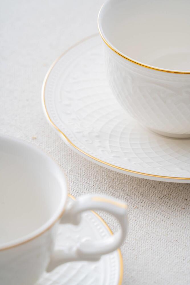 Hamilton 6 Kişilik Gold Çay Fincanı Takımı - 210 ml - 7
