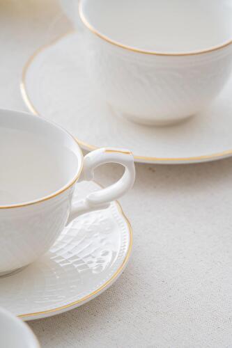 Hamilton 6 Kişilik Gold Çay Fincanı Takımı - 210 ml - 9