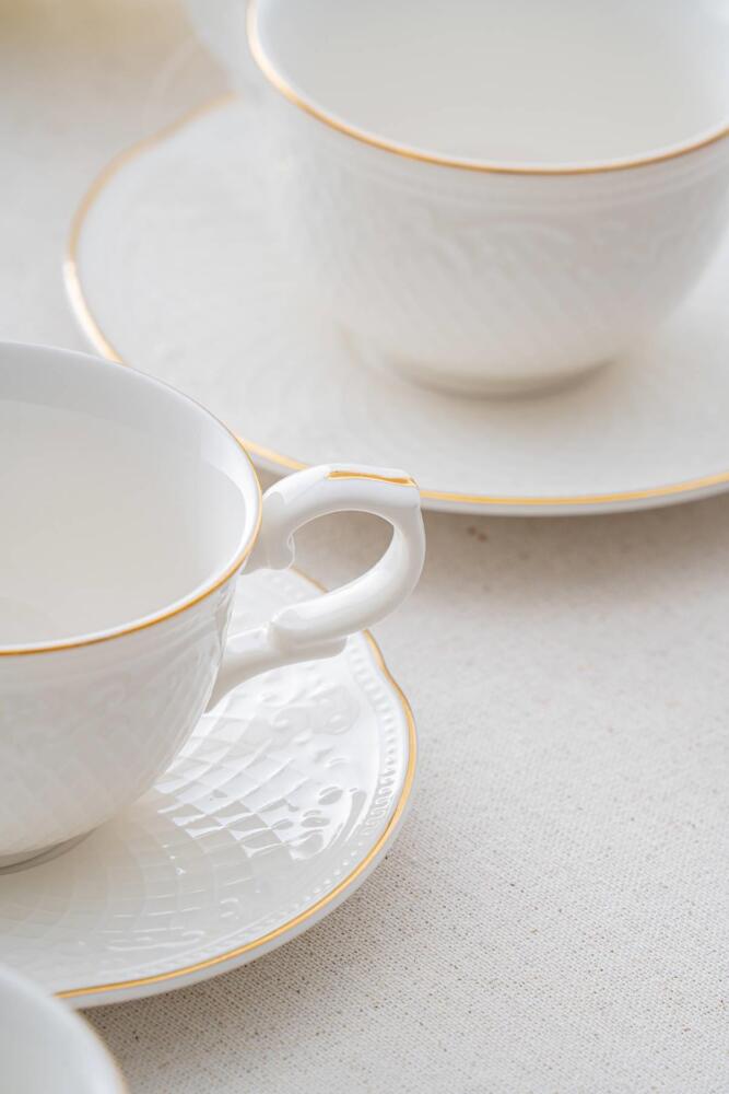 Hamilton 6 Kişilik Gold Çay Fincanı Takımı - 210 ml - 9