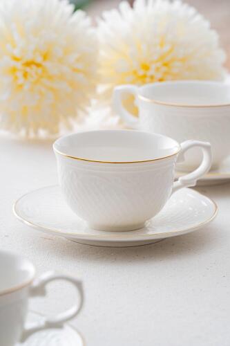 Hamilton 6 Kişilik Gold Çay Fincanı Takımı - 210 ml - 10