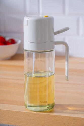 Harlow Çift Fonksiyonlu Cam Yağdanlık - 550 ml - Acar