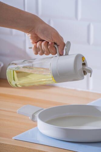 Harlow Çift Fonksiyonlu Cam Yağdanlık - 550 ml - 7