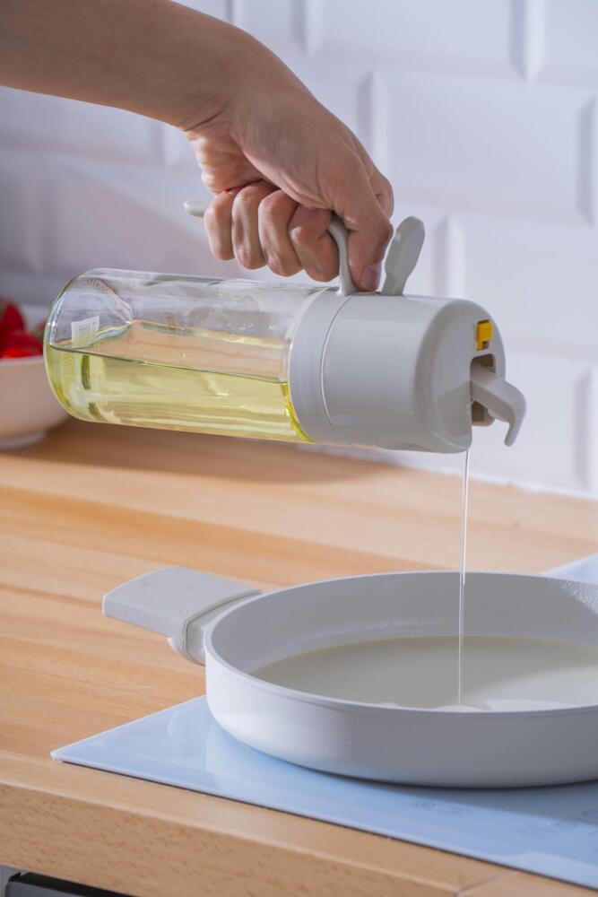 Harlow Çift Fonksiyonlu Cam Yağdanlık - 550 ml - 8