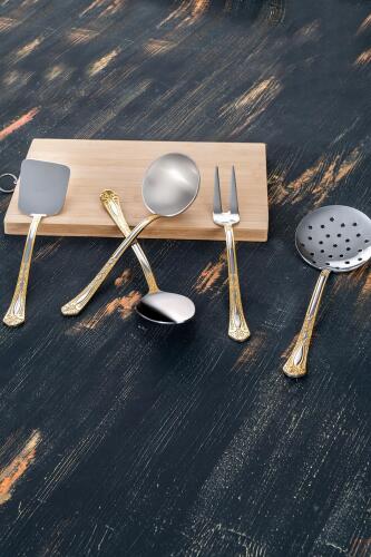 Haven 5 Piece Gold Serving Set - 3