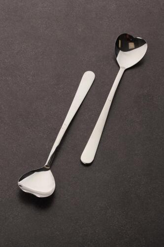 Hearted İce Cream Spoon 6 - Acar