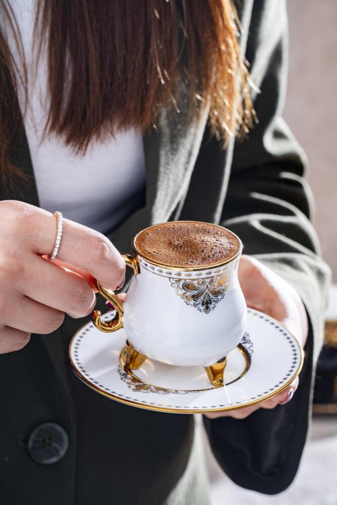 Hemera 6 Kişilik Kahve Fincanı Takımı - 5