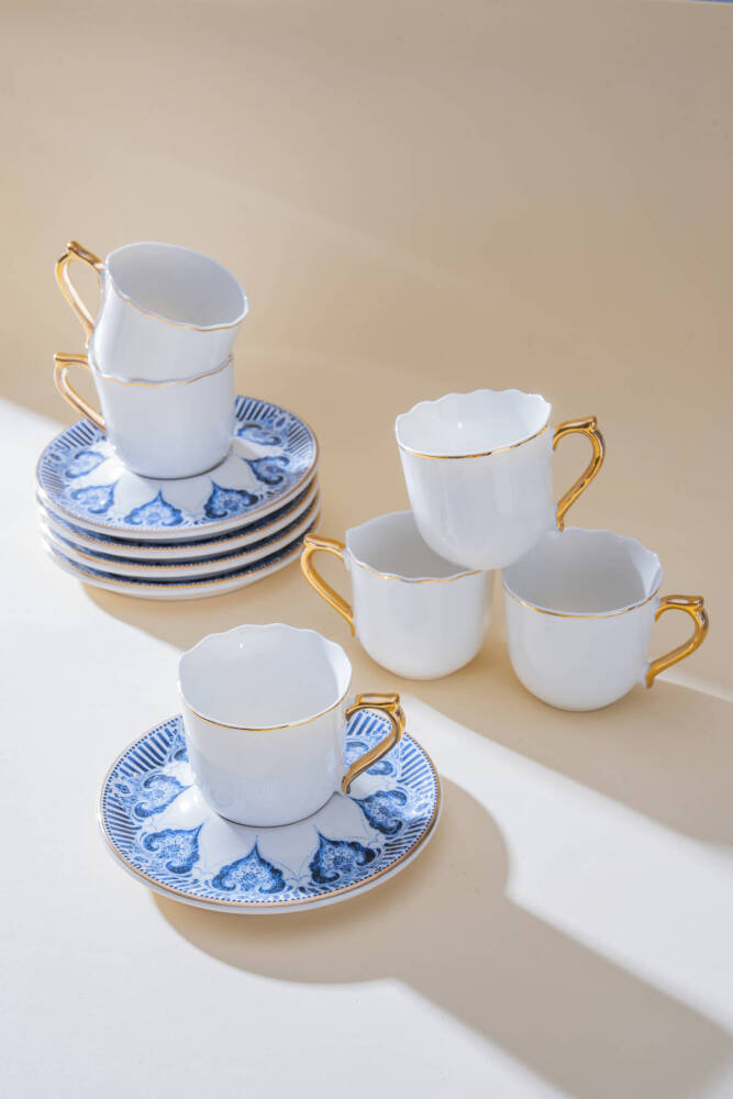 Henrietta 6 Kişilik Kahve Fincan Takımı - 90 ml - 1