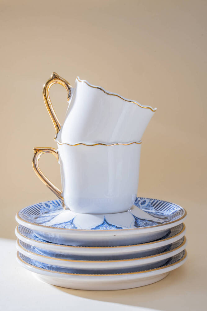 Henrietta 6 Kişilik Kahve Fincan Takımı - 90 ml - 4