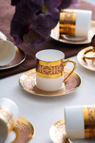 Hermia 6 Kişilik Kahve Fincanı Takımı - 90 cc - Acar