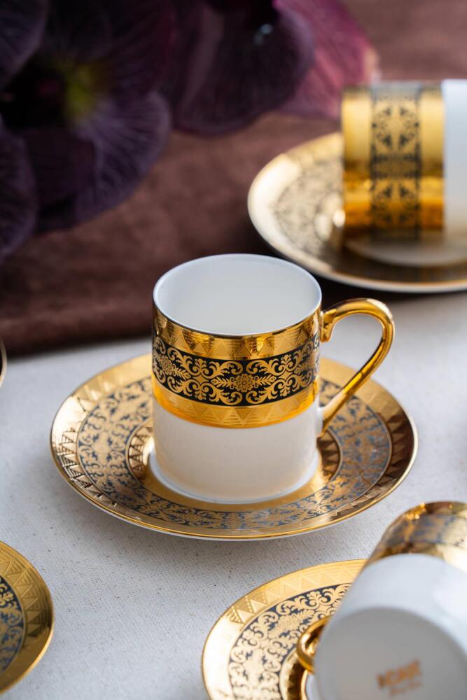 Hermia 6 Kişilik Kahve Fincanı Takımı - 90 ml - 1