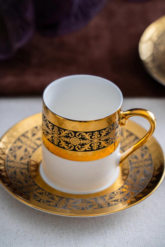 Hermia 6 Kişilik Kahve Fincanı Takımı - 90 ml - 3