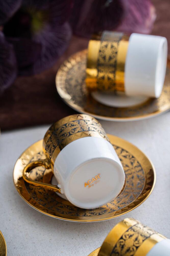 Hermia 6 Kişilik Kahve Fincanı Takımı - 90 ml - 6