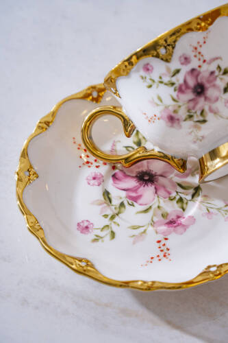 Hermia 6 Kişilik Porselen Kahve Fincan Takımı - 90 ml - 4