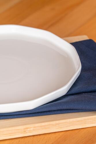 Hexagon Art Cake Plate - 21 Cm - 4