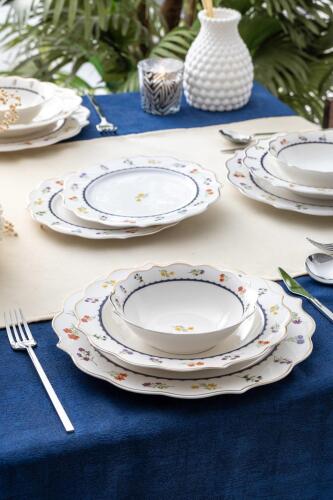 Hillary 24 Piece Porcelain Dinner Set For 6 People - 1