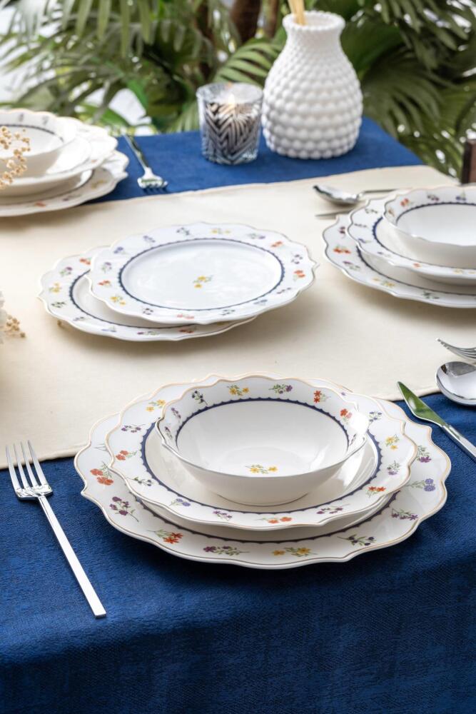 Hillary 24 Piece Porcelain Dinner Set For 6 People - 1