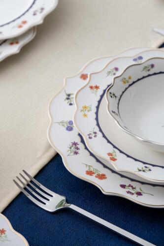 Hillary 24 Piece Porcelain Dinner Set For 6 People - 2