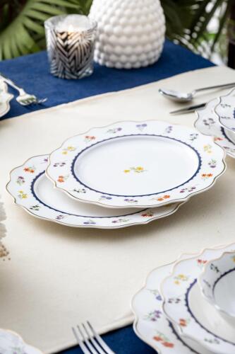 Hillary 24 Piece Porcelain Dinner Set For 6 People - 4