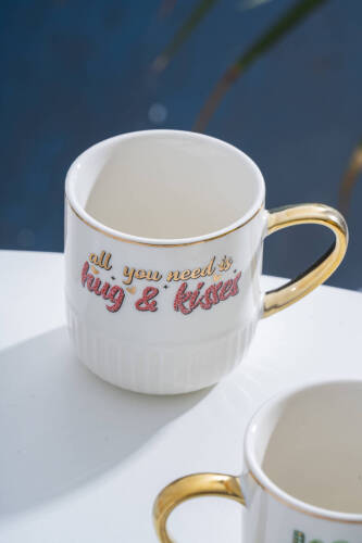 Hug Porselen Kupa - 200 ml - Acar