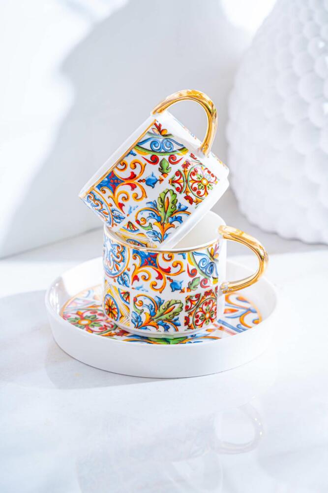 Ingrid 6 Kişilik Kahve Fincanı Takımı - 90 ml - 2