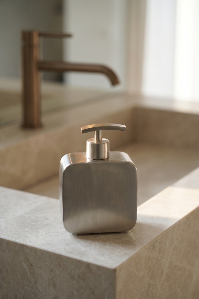 Inox Pure Metal Sıvı Sabunluk - 400 ml - 3