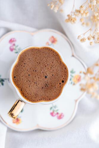 Iris Coffee Cup Set For 6 People - 90 Ml - 6