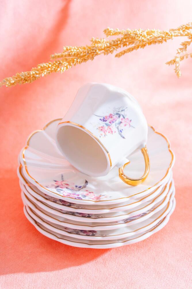 Isabella 6 Kişilik Kahve Fincanı Takımı - 90 ml - 2