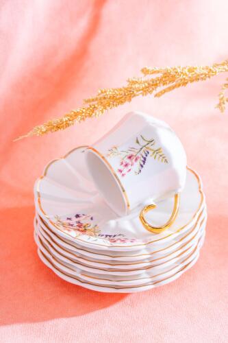 Isolde 6 Kişilik Kahve Fincanı Takımı - 90 ml - 2