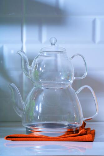 Jasmin Borosilikat Cam Çaydanlık - Acar