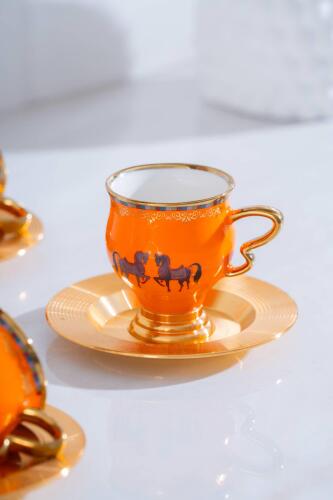 Jasmine 6 Kişilik Kahve Fincanı Takımı - 90 ml - Acar