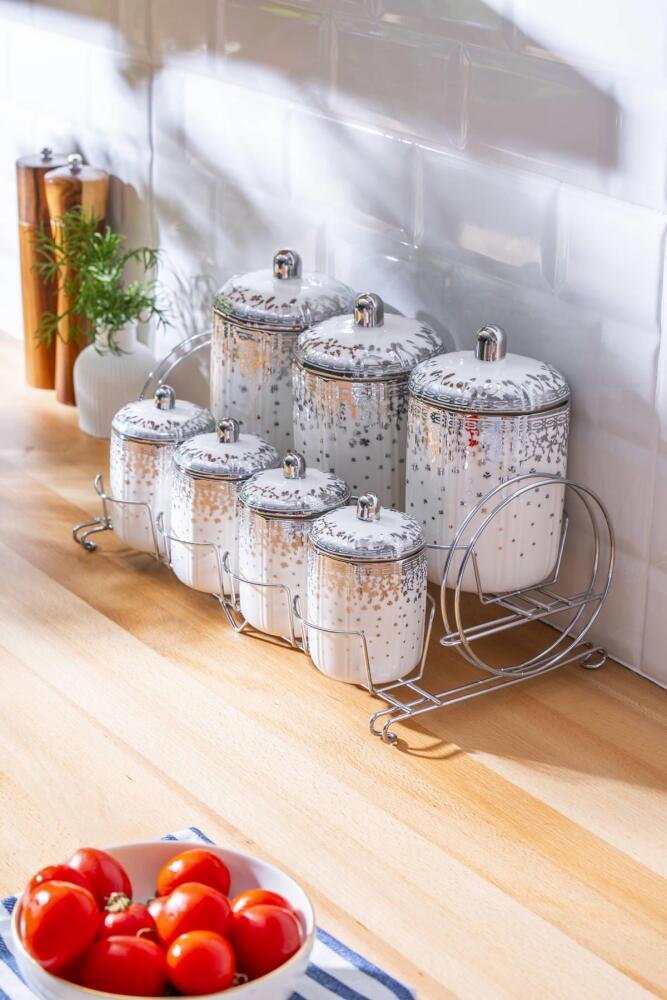 Joanne 8 Parça Baharat Seti - Silver - 1