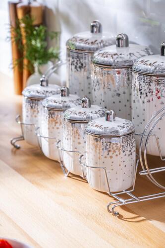 Joanne 8 Parça Baharat Seti - Silver - 2