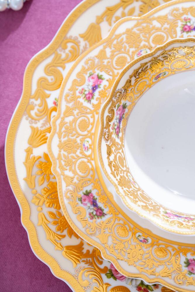 Josephine 12 Kişilik 60 Parça Porselen Yemek Takımı - 12