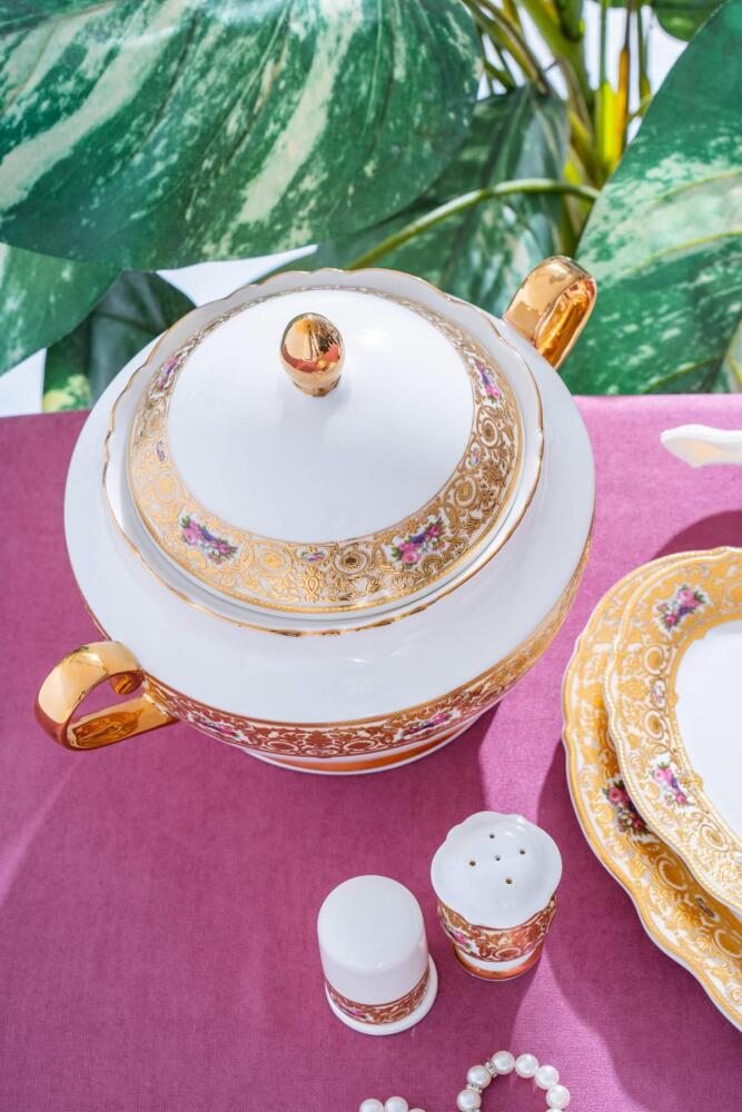 Josephine 12 Kişilik 60 Parça Porselen Yemek Takımı - 16