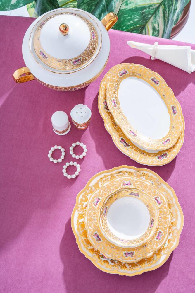 Josephine 12 Kişilik 60 Parça Porselen Yemek Takımı - 36