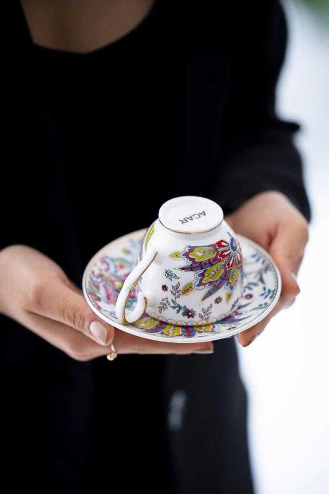 Kaira 6 Kişilik Kahve Fincanı Takımı - 90 ml - 4
