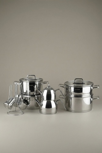 Karat 16 Parça Çelik Tencere Seti - 3