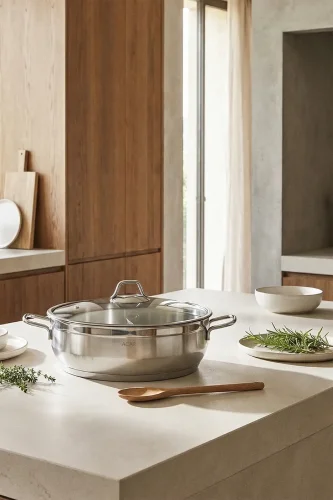 Karat Basık Tencere - 30 Cm - 5