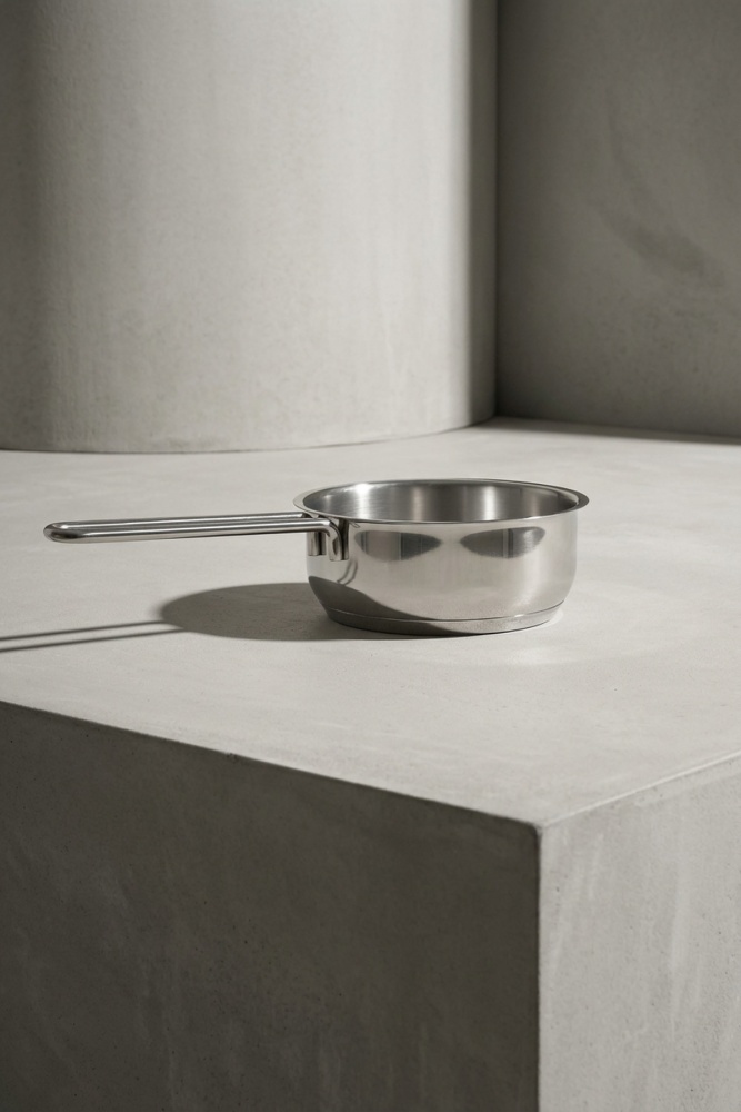 Karat Çelik Basık Kaçerola - 14 cm - 2
