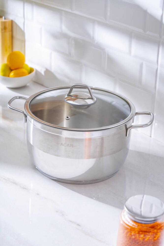 Karat celik Deep Pot - 26 Cm - 3