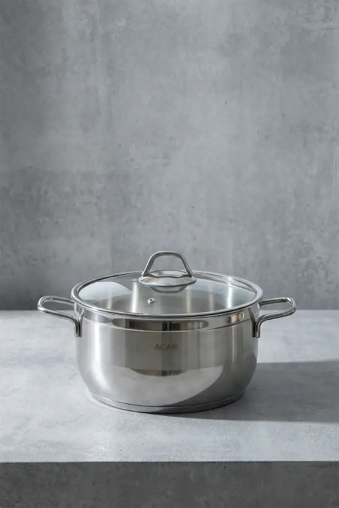 Karat celik Deep Pot - 26 Cm - 3