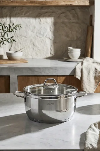 Karat celik Deep Pot - 26 Cm - 4