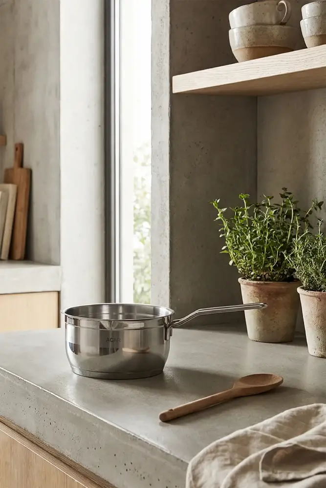 Karat Çelik Derin Kaçerola - 14 cm - 1