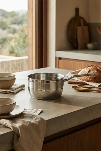 Karat Çelik Derin Kaçerola - 14 cm - 5