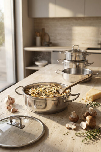 Karat Mercury 8 Piece Steel Cookware Set - 4