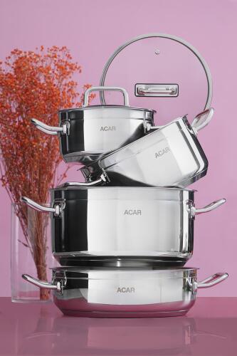 Karat Mercury 8 Piece Steel Cookware Set - 7