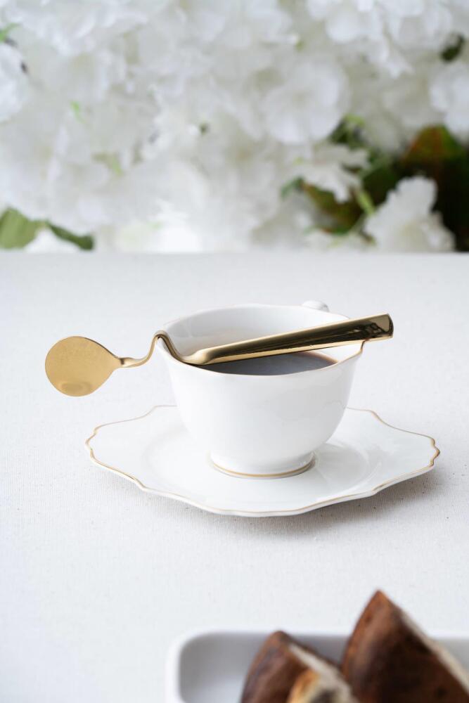Karat Moon 2 Adet Kavisli Çelik Kaşık - 16 cm - 2