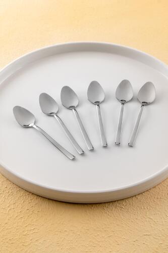 Karat Moon 6 Steel Teaspoon Set - 4