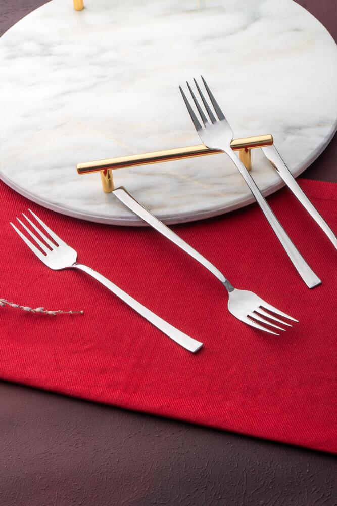 Karat Moon 6 Steel Sweet Fork Set - 3